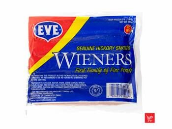 EVE REGULAR WIENERS 365 G