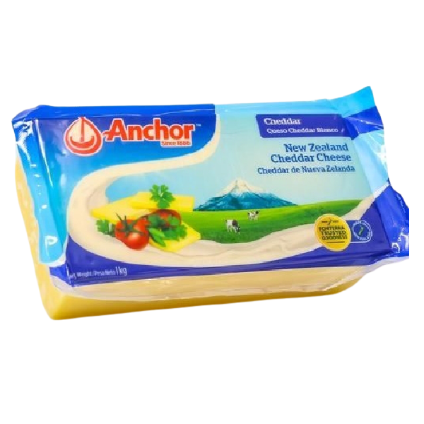 ANCHOR NZ CHEDDAR CHEESE 1KG