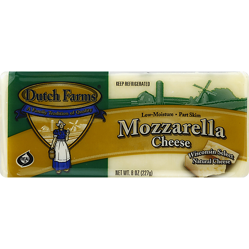 DUTCH FRM CHUNK MOZZARELLA 8OZ