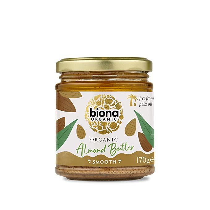 BIONA ORGANIC ALMOND BUTTER 170G