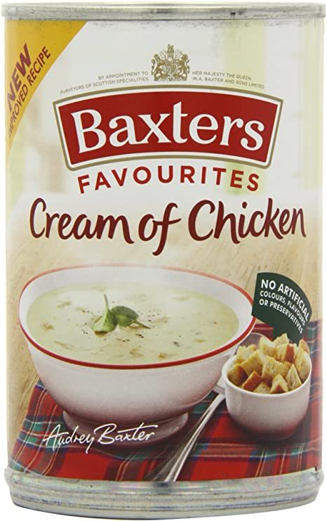 BAXTERS CREAM OF CHICKEN SOUP 400G
