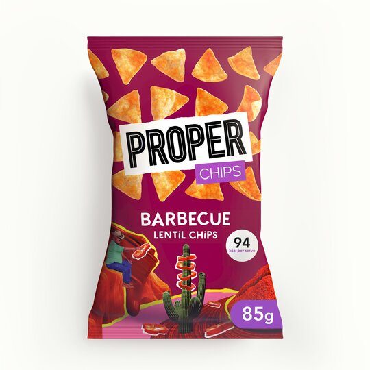 PROPER CHIPS BBQ 85G