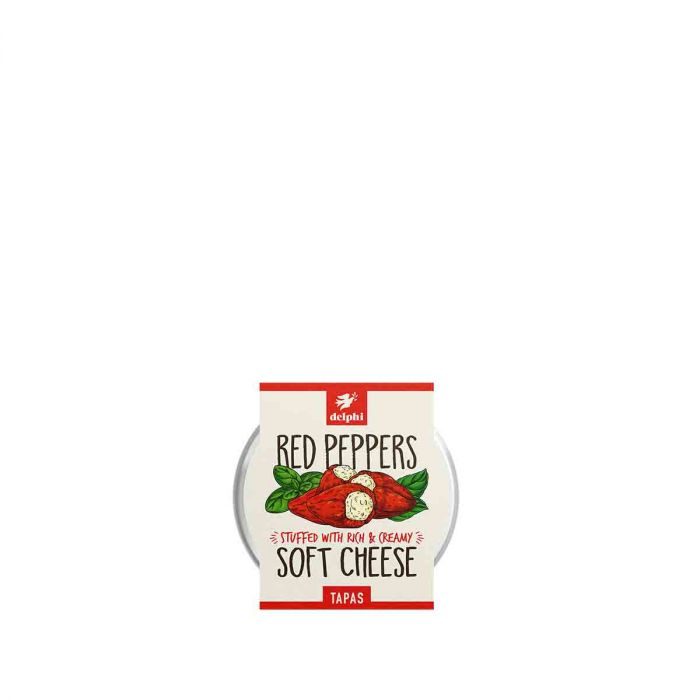 DELPHI RED PEPPERS SOFT CHEESE 135G