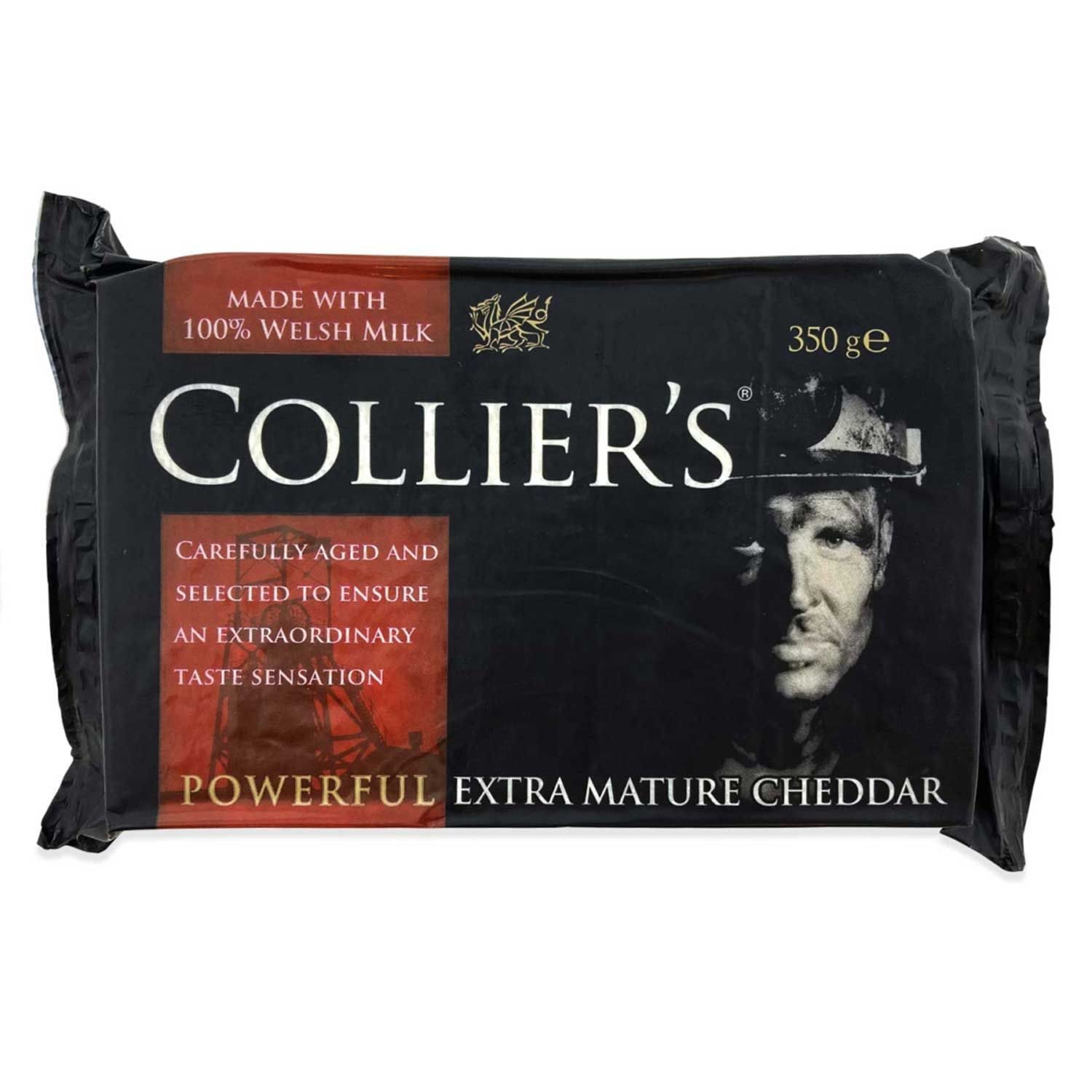 COLLIERS EXTRA MATURE CHEDDAR 350G