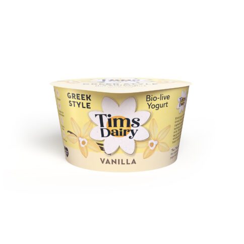 TIMS DAIRY GREEK STYLE VANILLA YOGURT 175G
