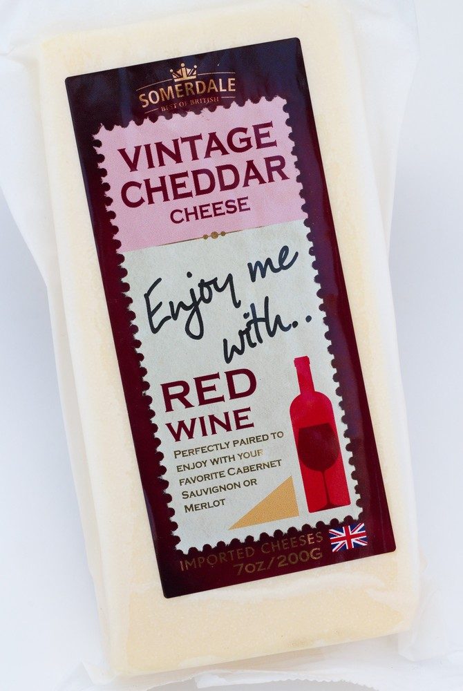SOMERDALE VIN.CHEDD W/ RED WINE 7 OZ