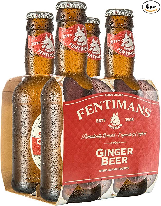 FENTIMANS GINGER BEER 200ML 4PK