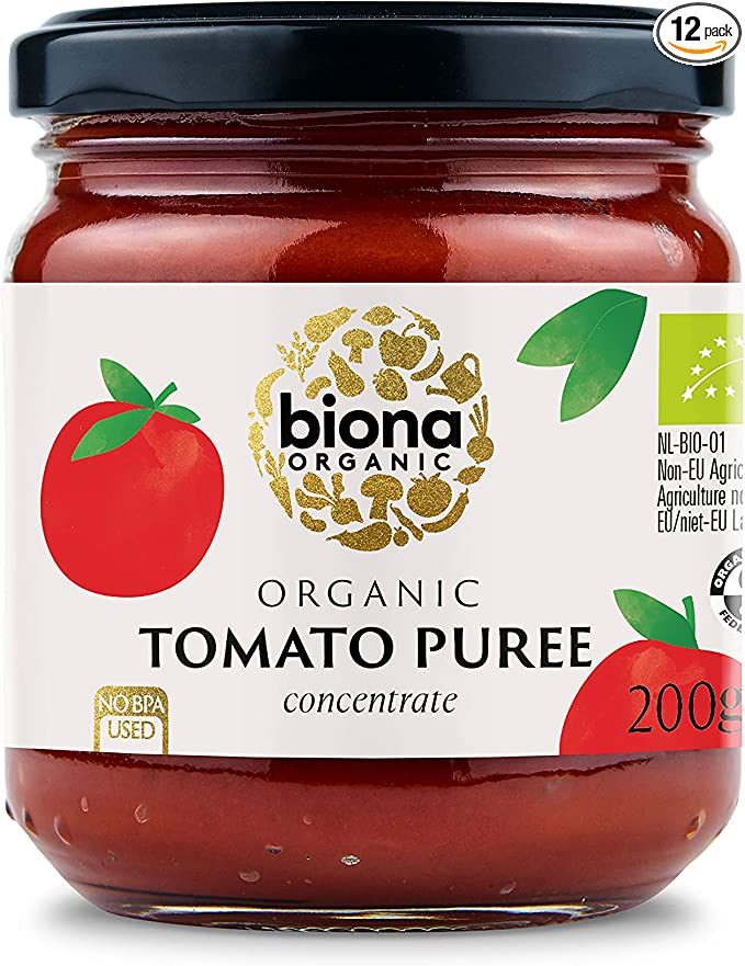 BIONA ORGANIC TOMATO PUREE 200G