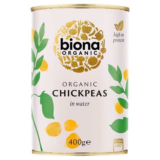 BIONA ORGANIC CHICKPEAS 400G