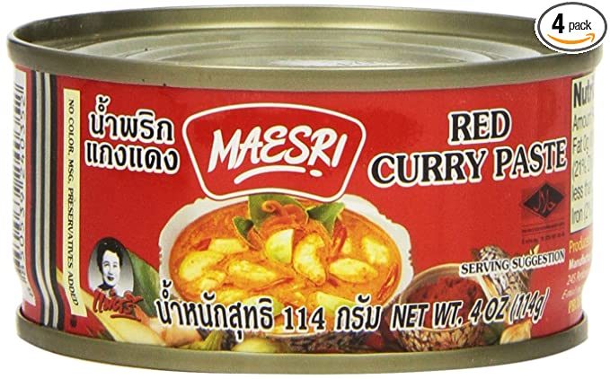 MAESRI RED CURRY PASTE 4OZ