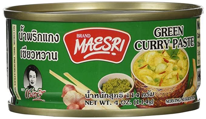 MAESRI GREEN CURRY PASTE 4OZ