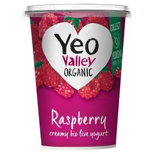 YEO VALLEY RASPBERRY YOGURT 450G
